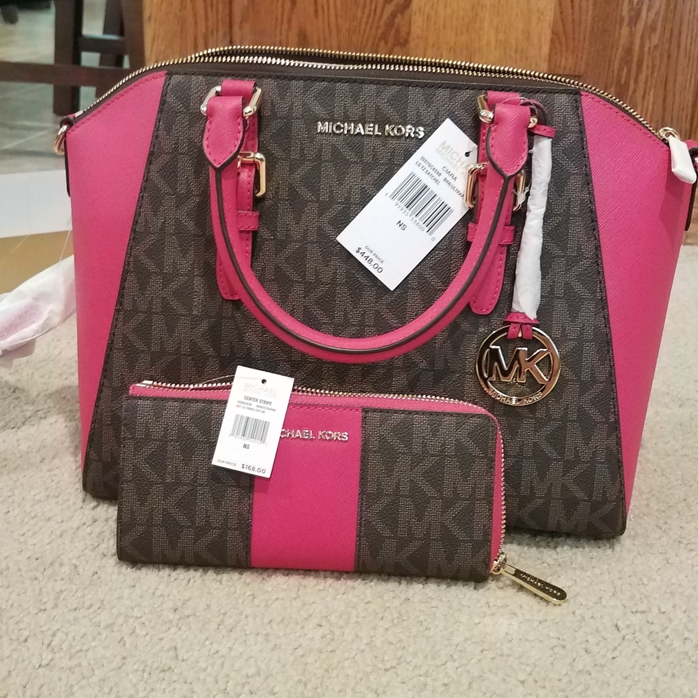 Michael Kors Large Ciara Satchel/Wallet